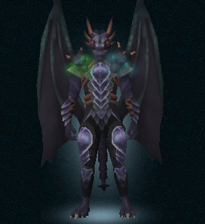 Attuned King Black Dragon Outfit