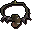Demon horn necklace